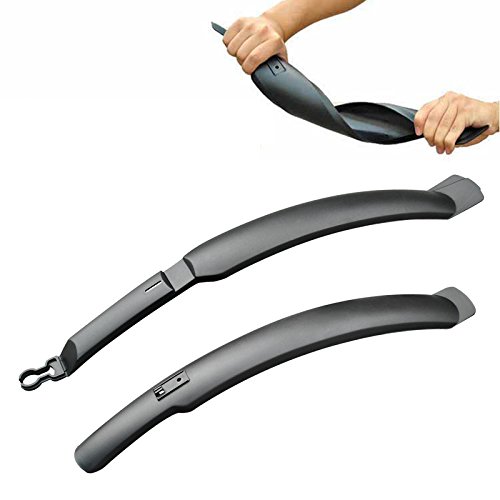 Guardabarros Bicicleta 1pcs BTT Montaña camino de la bicicleta de la bici Fender guardabarros exterior delantera de la bicicleta / posterior del guardabarros trasero profesional de piezas de bicicleta