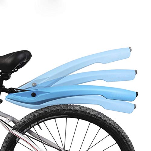 Guardabarros de bicicletas Fender bicicleta del lanzamiento rápido de la bicicleta Defensas traseras con LED de luz de ciclismo alas de barro guardia de bicicletas duradero Fender Accesorios de bicicl