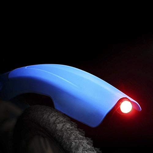 Guardabarros de bicicletas Fender bicicleta del lanzamiento rápido de la bicicleta Defensas traseras con LED de luz de ciclismo alas de barro guardia de bicicletas duradero Fender Accesorios de bicicl