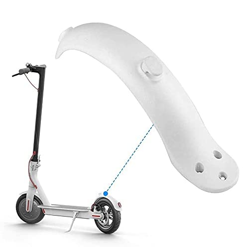 Guardabarros M365, Guardabarros Trasero para Xiaomi M365 / M365 Pro, con Soporte De Guardabarros, con Tornillos Y Tuercas, Scooter Accesorio, Adecuado para Xiaomi M365 / M365 Pro Scooter (Blanco)