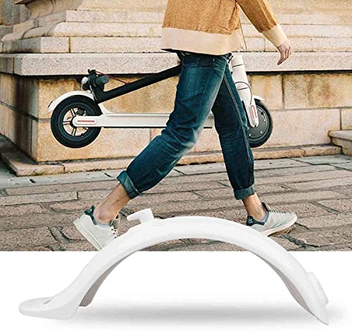 Guardabarros M365, Guardabarros Trasero para Xiaomi M365 / M365 Pro, con Soporte De Guardabarros, con Tornillos Y Tuercas, Scooter Accesorio, Adecuado para Xiaomi M365 / M365 Pro Scooter (Blanco)