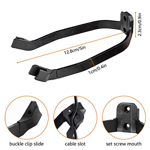 Guardabarros M365, Guardabarros Trasero para Xiaomi M365 / M365 Pro, con Soporte De Guardabarros, con Tornillos Y Tuercas, Scooter Accesorio, Adecuado para Xiaomi M365 / M365 Pro Scooter (Negro)