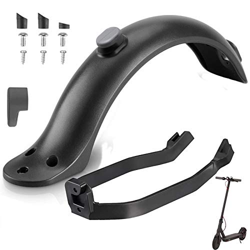 Guardabarros M365, Guardabarros Trasero para Xiaomi M365 / M365 Pro, con Soporte De Guardabarros, con Tornillos Y Tuercas, Scooter Accesorio, Adecuado para Xiaomi M365 / M365 Pro Scooter (Negro)