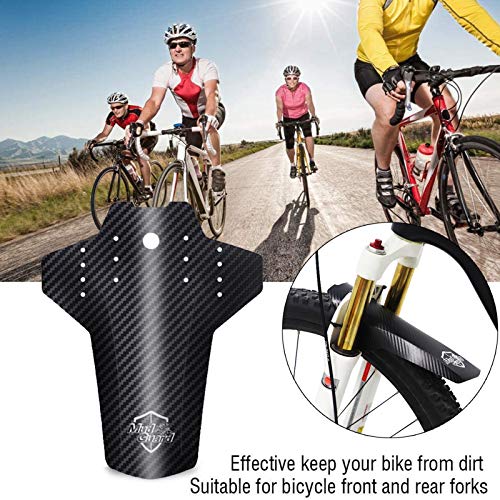 Guardabarros MTB, Guardabarros Bicicleta, 2Pcs Guardabarros Bicicleta Montaña, MTB Mudguard Delantero y Trasero Compatible se Adapta a 26" 27,5" 29" Pulgadas de Bici y Bicicleta Fat (A)