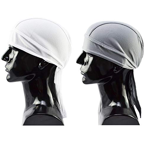 GUIFIER Bandana de Ciclismo,Gorro Bandana Deportivos Pañuelo Cabeza,Gorras de Ciclismo Transpirable Sombrero Pirata Casquillo para Correr, Bicicleta, Motocicleta, Calavera, Debajo del Casco, Diadema