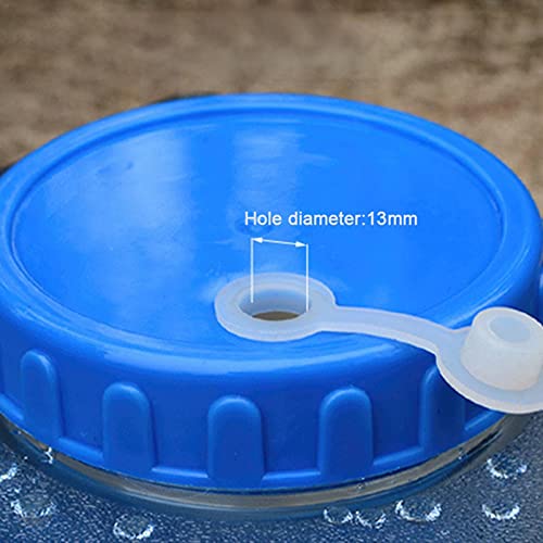 Gusengo 22L Bidón Plástico con Grifo, Dispensador Agua Bidones para Dosificador, Tapa Perforada Engrosada, PC Cubo Portátil para Coche Autónomo, Tanque De Almacenamiento De Agua