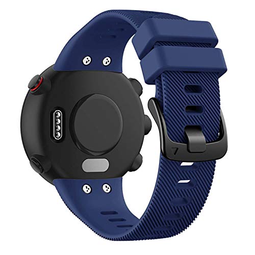 GVFM Correa Compatible con Garmin Forerunner 45, Pulsera Deportiva de Silicona de Repuesto para Forerunner 45 y Swim 2 (Nary)