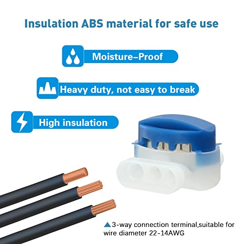 GWHOLE 20 Piezas Conector de Cables para Robot Cortacésped Automower de Husqvarna Accesorios para Robots cortacéspedes