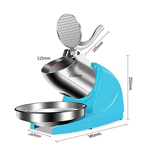 GXN 220V HIELETE Breaker Machine Smoother Hoke Hoke Smoother Machine para Tiendas de Bebidas Máquina afeitada de Hielo Hielo Trituradora (tamaño : 340mmx255mm)