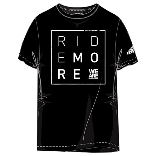 HAIBIKE Ride More - Camiseta para Hombre, Color Negro, Talla S