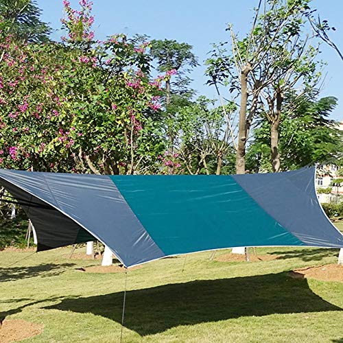 Hamgock Rain Fly Tent Tarp, Tent Rain Fly Mose Camping Tarp, Camping Al Aire Libre Camping Doble Doble Tienda Impermeable Tarp, Protección UV, Ligero, Para Camping, Mochilero Y Aventura Al Aire Libre