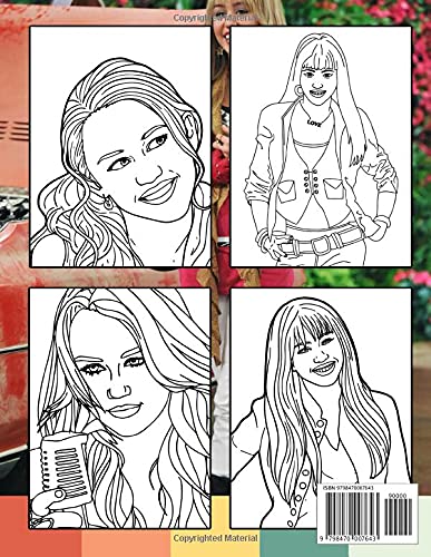 Hannah Montana Coloring Book: Premium Quality Images. Perfect Coloring Book For Adults and Kids With Incredible Illustrations Of Hannah Montana For Coloring And Having Fun.