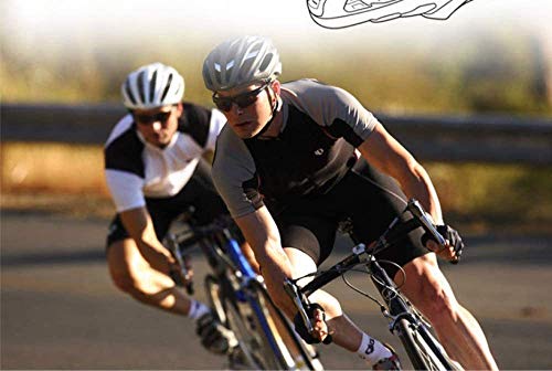 HAOLIN Zapatillas de bicicleta de carreras profesionales con seguro para bicicleta de carreras, unisex, color blanco 40