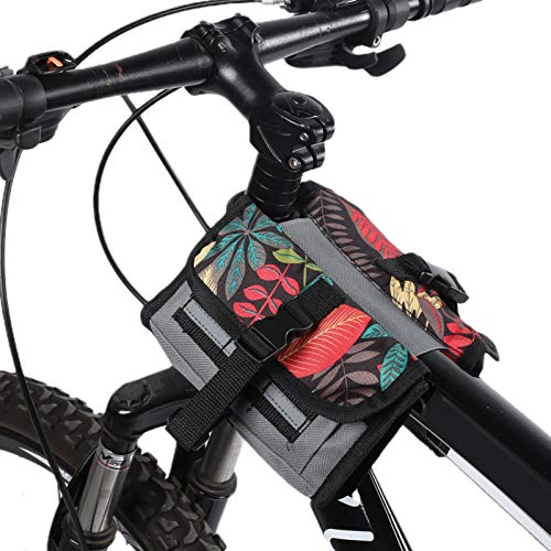 Haowecib Bolsas de Viga Delantera, Bolsa de Viga Delantera de Bicicleta de Montaña Más Segura, Bolsa de Tubo, Bicicleta Al Aire Libre para Bicicleta de Montaña