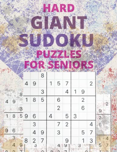 HARD GIANT SUDOKU PUZZLES FOR SENIORS - Brain Stimulating game activity for elderly: Hard Sudoku Games For Puzzle Lovers With Answers - 8.5x11 Large Print 150 Sudoku Puzzles