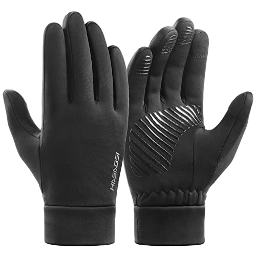 HASAGEI Guantes Invierno Hombre Impermeables Guantes Ciclismo Invierno Guantes Termicos Mujer Guantes Running Guantes Tactiles Movil Guantes Deporte para Frio