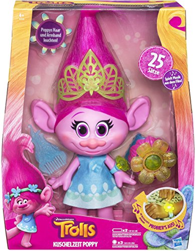 Hasbro B6568100 DreamWorks Trolls Hug Time Poppy - Figuras de juguete para niños, Multicolor, 1 pieza, version alemana