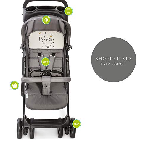 Hauck Shopper SLX trioset - carro, coche bebes 3 piezas de capazo, sillita y grupo 0+, botellero, plegado facil y comodo, 0 meses a 25 kg, gris (stone/grey)