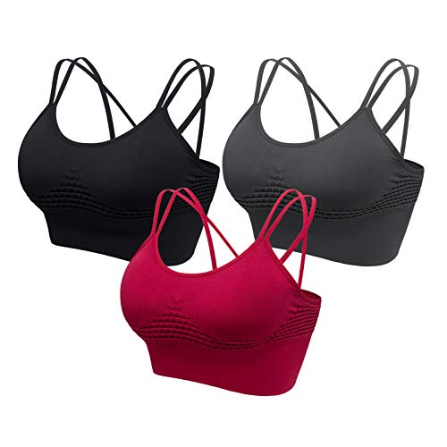 HBselect Sujetador Deportivo Mujer Material Cómodo Suave para Gimnasio Yoga Bailar