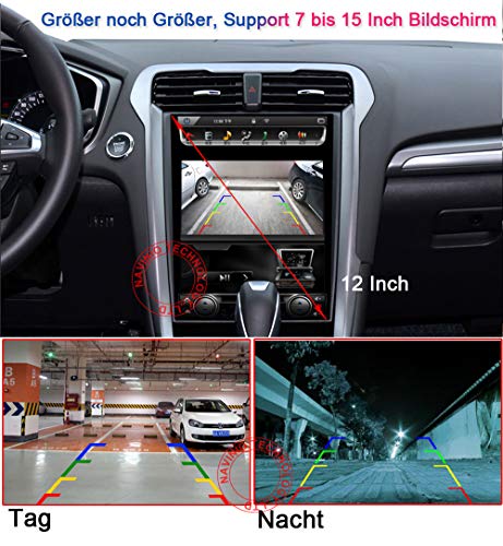 HD 720P Cámara de Visión Trasera Visión Nocturna Impermeable Coche Cámara de Marcha atrás para Audi A3 8P Baujahr A4 Avant A6 4F Q7 4L Facelift A1 8X A5 8T MK S5 A8 A8L D4 4H MK3 RS6 Plus