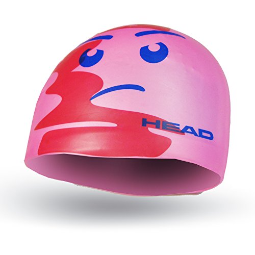 Head Cap Silicone Sketch - Gorro de Buceo para niños, Color Rosa