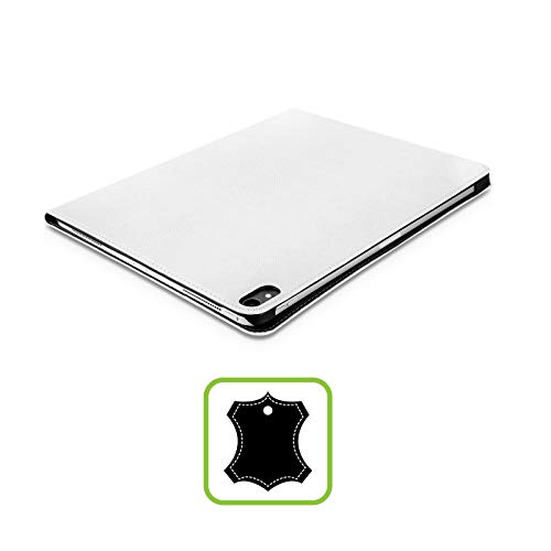 Head Case Designs Licenciado Oficialmente Stanley Morrison Griffon Blanco y Negro Carcasa de Cuero Tipo Libro Compatible con Apple iPad Pro 12.9 (2020/2021)
