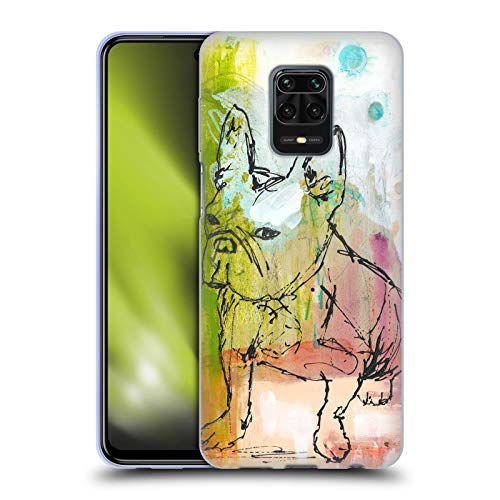 Head Case Designs Licenciado Oficialmente Wyanne French Bulldog Sketch Animales Carcasa de Gel de Silicona Compatible con Redmi Note 9 Pro/Redmi Note 9S