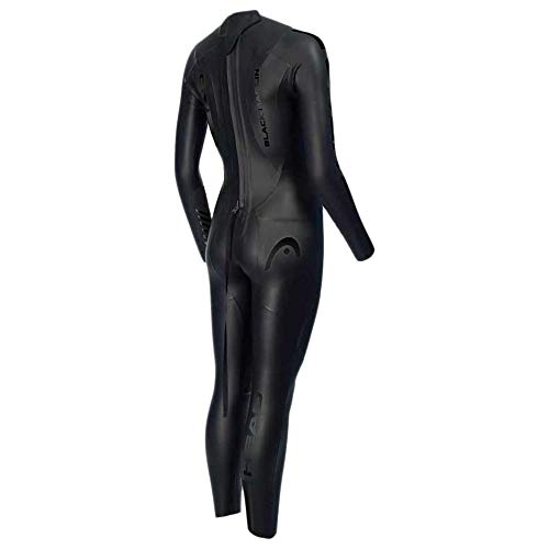 Head Marlin Lady Tri-Wetsuit 5.3.1, 5 Traje Neopreno, Mujer, Black-Silver, 2XL