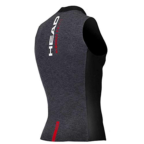 Head Myboost Fx Vest 2.0, 5 Man Traje Neopreno, Hombre, BlackGrey, M