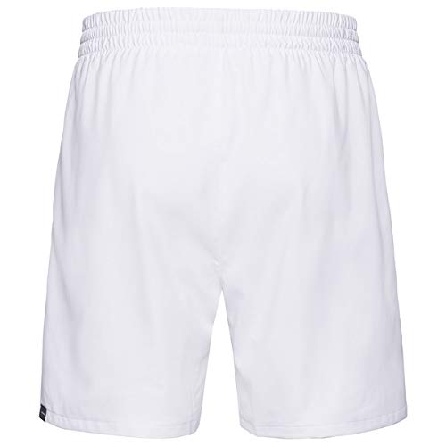 HEAD Pantalones cortos Club para hombre, Blanco, M