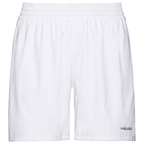 HEAD Pantalones cortos Club para hombre, Blanco, M