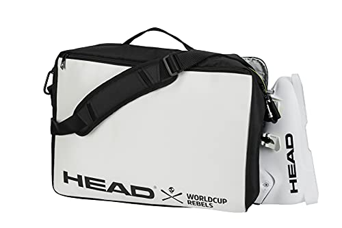 Head Rebels Boot Carry on Bolsa de esquí, Unisex, Negro y Blanco, 25 L