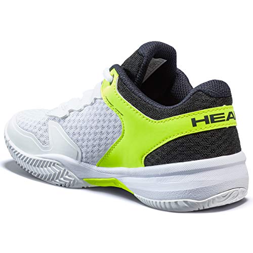 Head Sprint 3.0 Jnr, Zapatillas de Tenis Unisex Niños, Blanco (White/Navy Yellow Whny), 34 EU