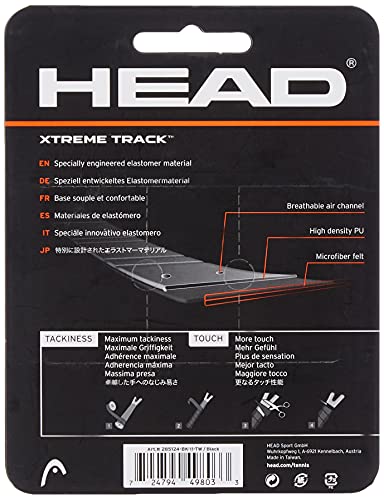 Head Supercomp Overgrip, Unisex, Negro, Talla única