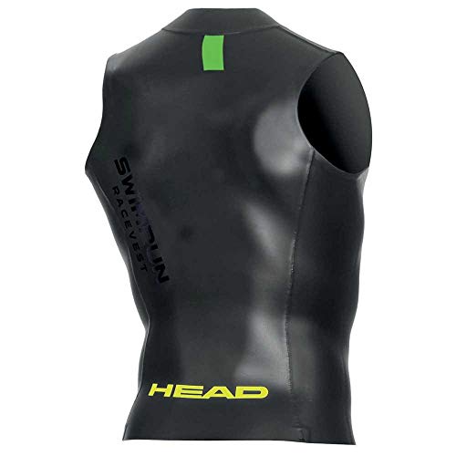 Head Swimrun Race Vest 2.1, 5 Traje Neopreno, Unisex Adulto, Black Brasil, XS