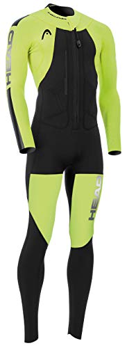 Head Swimrun Rough Man Wetsuit 4.3.2 Traje Neopreno, Hombre, Yellow Swimming-Black, 44