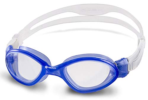 Head Tiger Mid - Gafas de Buceo Unisex, Color Transparente/Azul