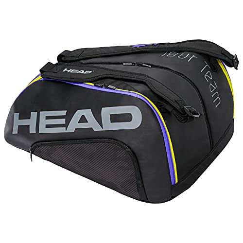 Head Tour Team Monstercombi Bolsa Tenis, Unisex-Adult, Negro, Largo-7 Palas de Padel