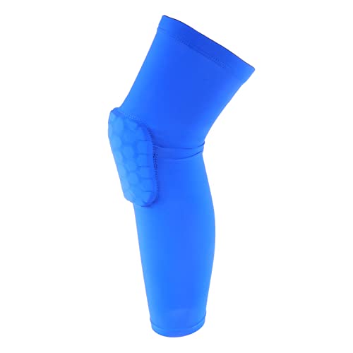 Healifty Rodilleras de nido de abeja transpirables para la rodilla, protector de espinillas, manga para niños, equipo deportivo al aire libre, XXL azul