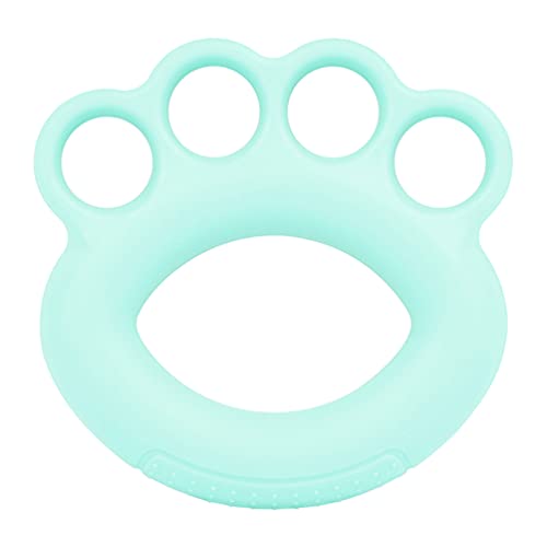 HEALLILY Fortalecedor de Dedos Guitarra Ejercitador de Dedos Agarre de Silicona Entrenador de Fuerza Estirador de Dedos para Atletas Y Ciclistas Terapia Física Verde