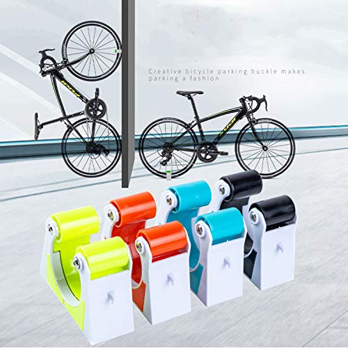 Hebilla de aparcamiento para bicicleta Gancho De Montaje En Pared Para Bicicleta soporte de almacenamiento vertical con tornillos Fácil de Instalar Soporte Bici (bicicleta de montaña)