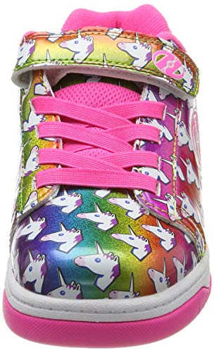 Heelys Dual Up X2, Zapatillas, Multicolor (Rainbow/Unicorn Rainbow/Unicorn), 35 EU