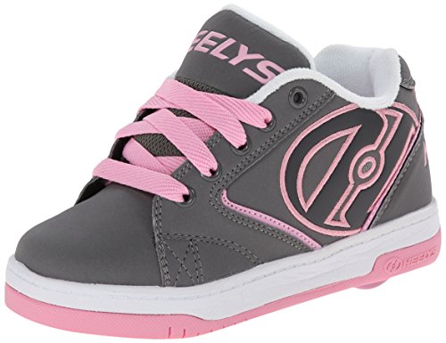 Heelys Propel 2.0 - Zapatillas para niños, Color Gris y Rosa