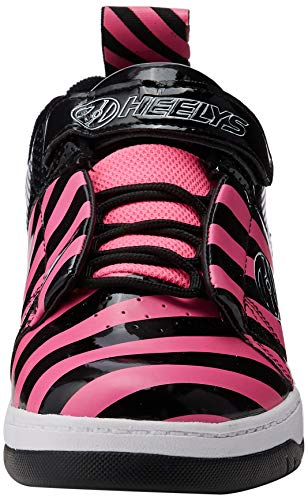 Heelys Rift (he100628), Zapatillas Mujer, Negro (Black/Hot Pink/Stripe Black/Hot Pink/Stripe), 38 EU