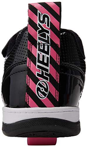 Heelys Rift (he100628), Zapatillas Mujer, Negro (Black/Hot Pink/Stripe Black/Hot Pink/Stripe), 38 EU