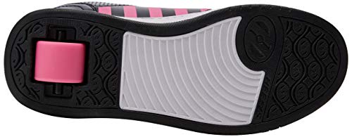 Heelys Rift (he100628), Zapatillas Mujer, Negro (Black/Hot Pink/Stripe Black/Hot Pink/Stripe), 38 EU