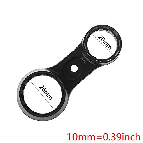 Hehsd0 Bicicleta Llave Horquilla Delantera Ciclismo Ligero Sy Uso Pequeño Accesorios Profesional Reparación Doble Cabeza de Montaña Desensamblaje Herramientas Piezas Para Sr Xct Xcm Xcr