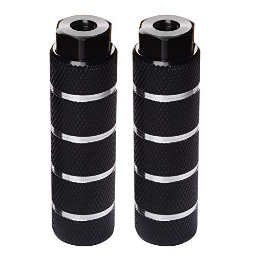 Helaryfreemear - Estribos para BMX de aleación de aluminio, antideslizantes (2 unidades), Negro
, 2