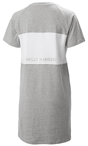 Helly Hansen Active Dress T-Shirt Jersey para Mujer, Medium, Gris (Grey Melange)