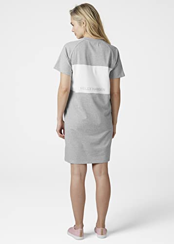 Helly Hansen Active Dress T-Shirt Jersey para Mujer, Medium, Gris (Grey Melange)